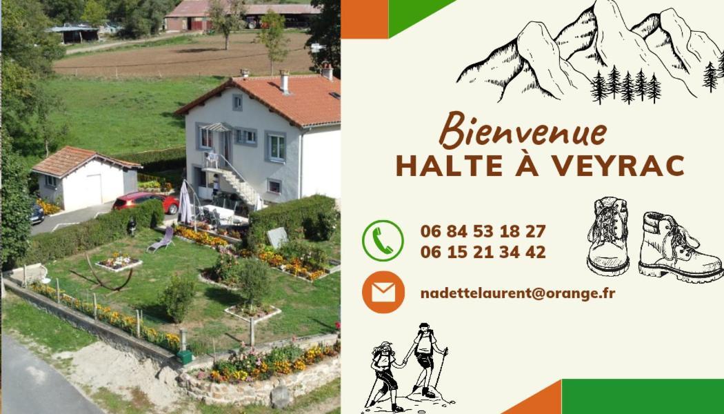 Halte A Veyrac Lejlighed Lavoute-sur-Loire Værelse billede